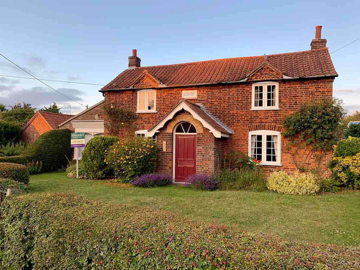 House for sale in Norfolk, England.