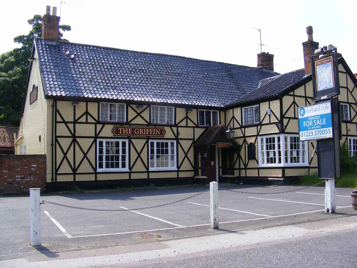 A former public house for sale in Suffolk.