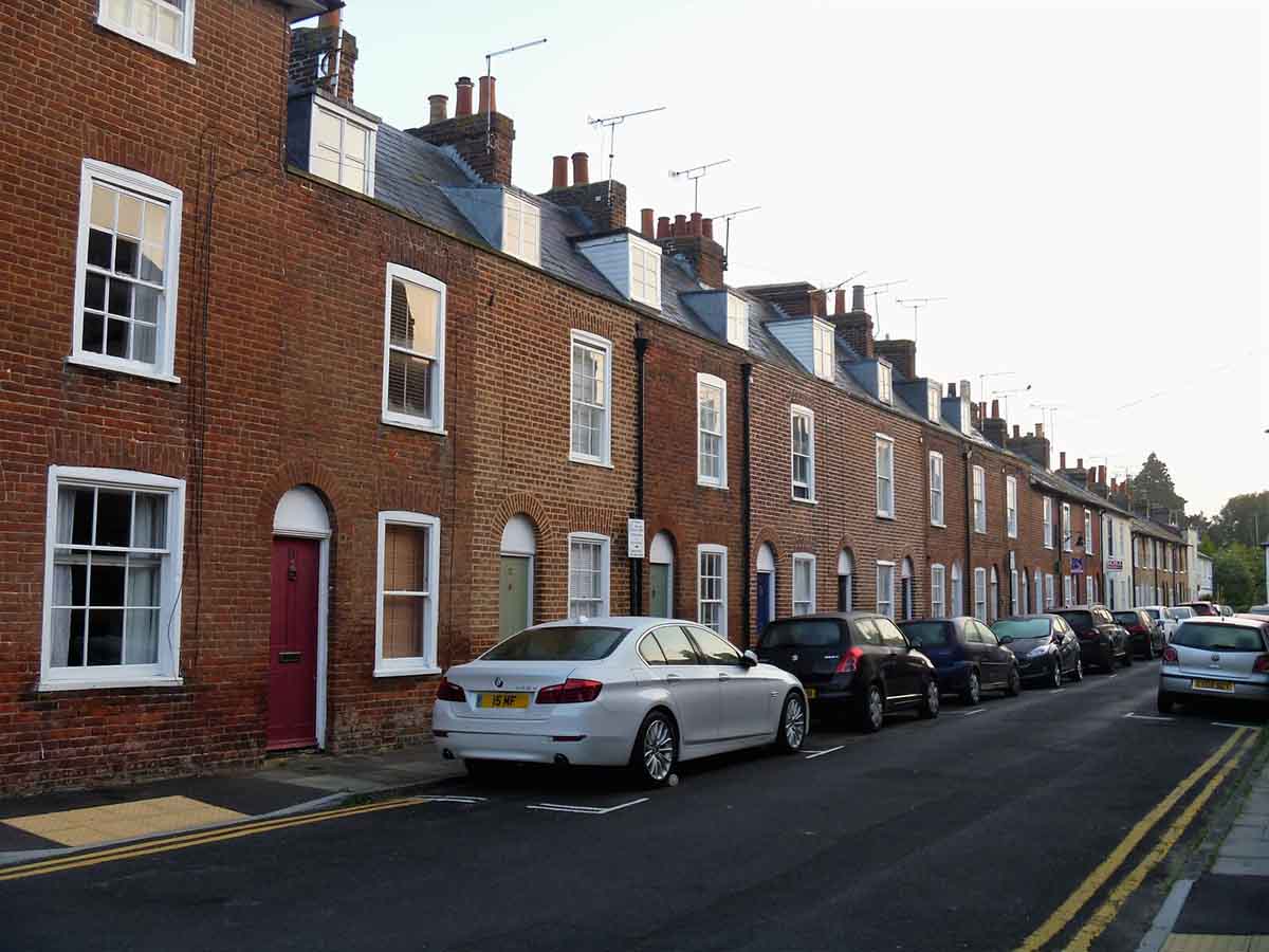 Terraced houses for sale in Kent.